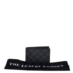 Pre Owned Louis Vuitton Damier Graphite Canvas Multiple Bifold Wallet