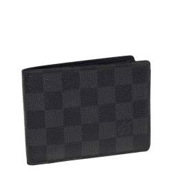 Pre Owned Louis Vuitton Damier Graphite Canvas Multiple Bifold Wallet