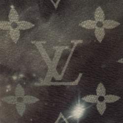 Pre Owned Louis Vuitton Grey Galaxy Monogram Canvas Multiple Bifold Wallet