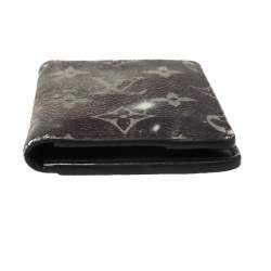 Pre Owned Louis Vuitton Grey Galaxy Monogram Canvas Multiple Bifold Wallet