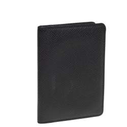 مملوكة مسبقًا Louis Vuitton Black Taiga Leather Pocket Organizer