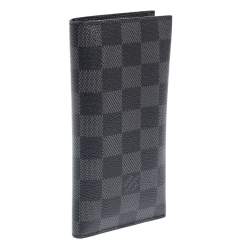 Pre Owned Louis Vuitton Damier Graphite Canvas Long Bifold Wallet