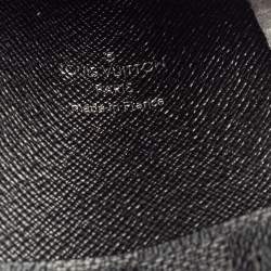 Pre Owned Louis Vuitton Damier Graphite Canvas Long Bifold Wallet