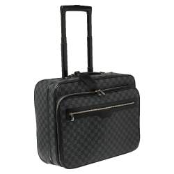 مملوكة مسبقًا Louis Vuitton Damier Graphite Canvas Pilot Case Luggage