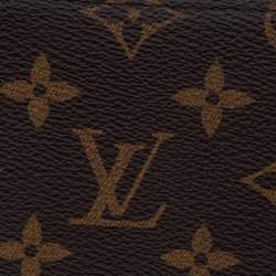 Pre Owned Louis Vuitton Monogram Canvas Multiple Wallet
