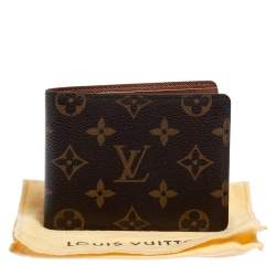Pre Owned Louis Vuitton Monogram Canvas Multiple Wallet