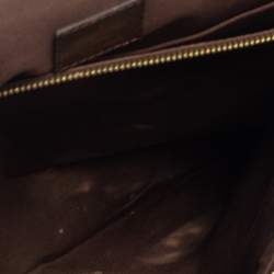 Pre Owned حقيبة ماسنجر لوي فيتون بروكلين كانفاس دامييه إيبين متوسطة