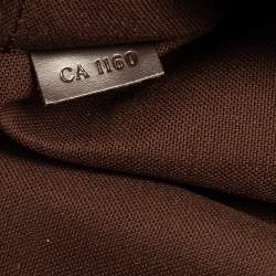 Pre Owned حقيبة ماسنجر لوي فيتون بروكلين كانفاس دامييه إيبين متوسطة