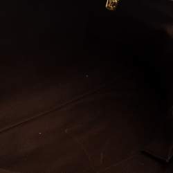 Pre Owned حقيبة ماسنجر لوي فيتون بروكلين كانفاس دامييه إيبين متوسطة