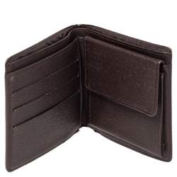 مملوكة مسبقًا محفظة لوي فيتون طية مزدوجة كانفاس مقوى دامييه أيبين