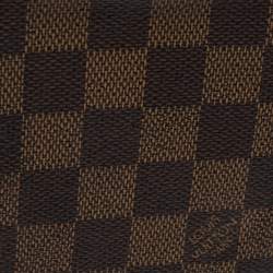 مملوكة مسبقًا محفظة لوي فيتون طية مزدوجة كانفاس مقوى دامييه أيبين