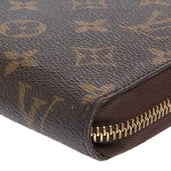 Pre Owned Louis Vuitton Monogram Canvas Zippy Organizer