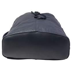 Louis Vuitton Navy Leather and Nylon V Line Pulse Backpack 
