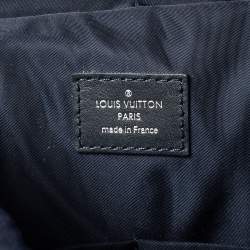 Louis Vuitton Navy Leather and Nylon V Line Pulse Backpack 