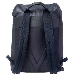 Louis Vuitton Navy Leather and Nylon V Line Pulse Backpack 