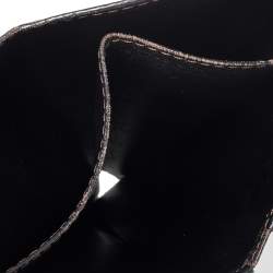 Pre Owned Louis Vuitton Dark Brown Utah Leather Bifold Wallet