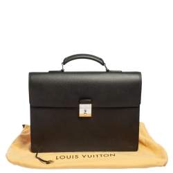 مملوكة مسبقًا حقيبة سفر لوي فيتون نيو روبوستو 1 جلد تايغا أردواز