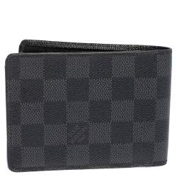 مملوكة مسبقًا Louis Vuitton Damier Graphite Canvas Multiple Bifold Wallet