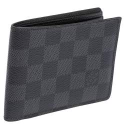 مملوكة مسبقًا Louis Vuitton Damier Graphite Canvas Multiple Bifold Wallet