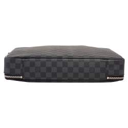 Pre Owned Louis Vuitton Damier Graphite Canvas Sabana Laptop Bag