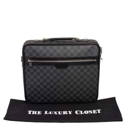 Pre Owned Louis Vuitton Damier Graphite Canvas Sabana Laptop Bag