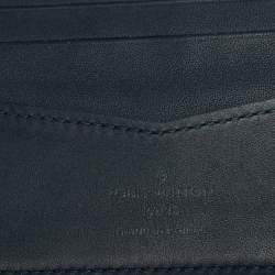 مملوكة مسبقًا محفظة لوي فيتون سليندر جلد إنفيني دامييه أزرق كحلي