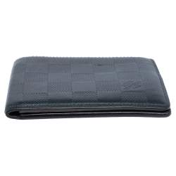 مملوكة مسبقًا محفظة لوي فيتون سليندر جلد إنفيني دامييه أزرق كحلي