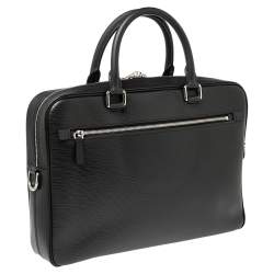 Pre Owned Louis Vuitton Black Epi Leather Porte Documents Business Briefcase