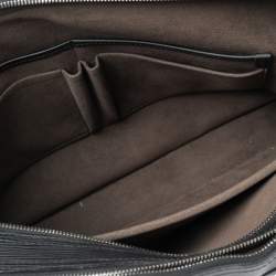 مملوكة مسبقًا Louis Vuitton Black Epi Leather Porte Documents Business Briefcase