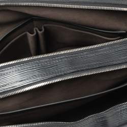 مملوكة مسبقًا Louis Vuitton Black Epi Leather Porte Documents Business Briefcase