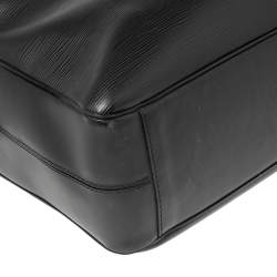 مملوكة مسبقًا Louis Vuitton Black Epi Leather Porte Documents Business Briefcase