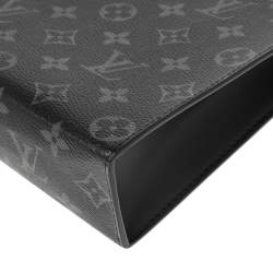 Pre Owned Louis Vuitton  Eclipse Monogram Canvas Pochette Voyage MM