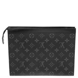 Pre Owned Louis Vuitton  Eclipse Monogram Canvas Pochette Voyage MM