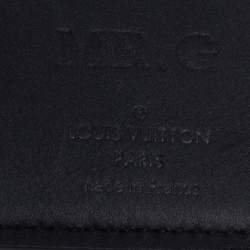 مملوكة مسبقًا Louis Vuitton Black Damier Infini Leather Brazza Wallet