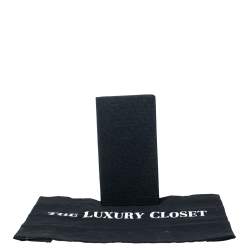 مملوكة مسبقًا محفظة طويلة لوى فيتون جلد تياغا أزرق كحلي  