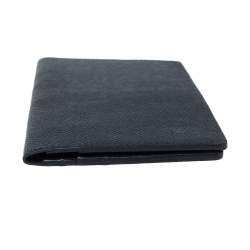 مملوكة مسبقًا محفظة طويلة لوى فيتون جلد تياغا أزرق كحلي  