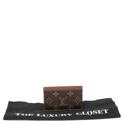 Pre Owned Louis Vuitton Monogram Canvas Card Holder