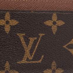 Pre Owned Louis Vuitton Monogram Canvas Card Holder
