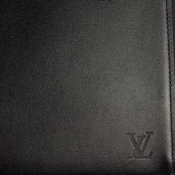 مملوكة مسبقًا حقيبة يد صغيرة للمستندات لوي فيتون بورتفوليو جلد أسود