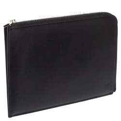 مملوكة مسبقًا حقيبة يد صغيرة للمستندات لوي فيتون بورتفوليو جلد أسود