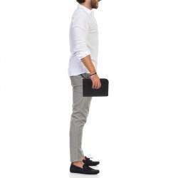 مملوكة مسبقًا حقيبة يد صغيرة للمستند ات لوي فيتون بورتفوليو جلد أسود