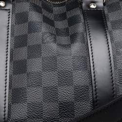 Pre Owned Louis Vuitton Damier Graphite Canvas Keepall Bandouliere 45