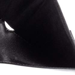 مملوكة مسبقًا محفظة لوي فيتون جلد إيبي أسود ثنائية الطية