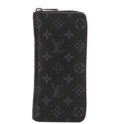 Pre Owned Louis Vuitton Monogram Canvas Brazza Wallet