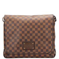 Louis Vuitton Vintage - Damier Ebene Brooklyn MM Bag - Brown - Damier  Canvas and Leather Handbag - Luxury High Quality