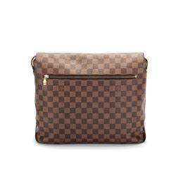 Pre Owned Louis Vuitton brown Damier Ebene canvas Brooklyn MM Bag