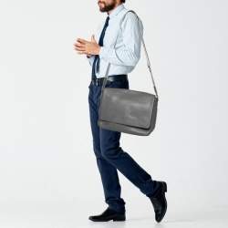 Louis Vuitton Roman MM Taiga Leather Messenger Bag