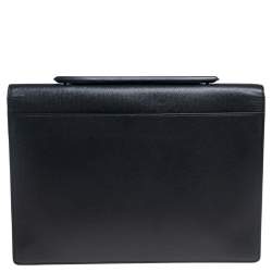 مملوكة مسبقًا حقيبة عمل لوي فيتون بورت دكومنت أنغارا جلد تاغيا أسود