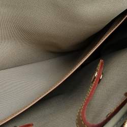 Pre Owned Louis Vuitton Monogram Canvas And Leather Alize 1 Poches Soft Suitcase