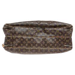 Pre Owned Louis Vuitton Monogram Canvas And Leather Alize 1 Poches Soft Suitcase